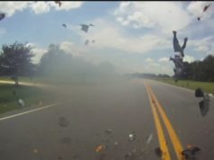 Man in South Carolina survives high speed motorcycle crash