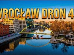 Drone Flight Over Warsaw Poland